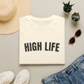 HIGH LIFE — Camiseta Arqueada · Manga Monograma (Colores)