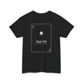 Camiseta High Life · Arched (frente) · As de Picas (espalda)