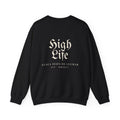 HIGH LIFE — Sudadera Gótica · Manga Escudo