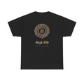 High Life · blackletter × cadenas — Tee Negra