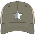 High Life · Gorra Tierra Estrella (Marrón / Oliva)