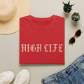 HIGH LIFE — Camiseta As de Picas · Manga Monograma · Logo (Colores)