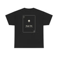 Camiseta High Life · Arched (frente) · As de Picas (espalda)