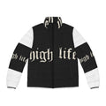 HIGH LIFE — Puffer Estrella (lado) · Logo