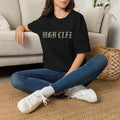 HIGH LIFE — Camiseta As de Picas · Manga Monograma · Logo