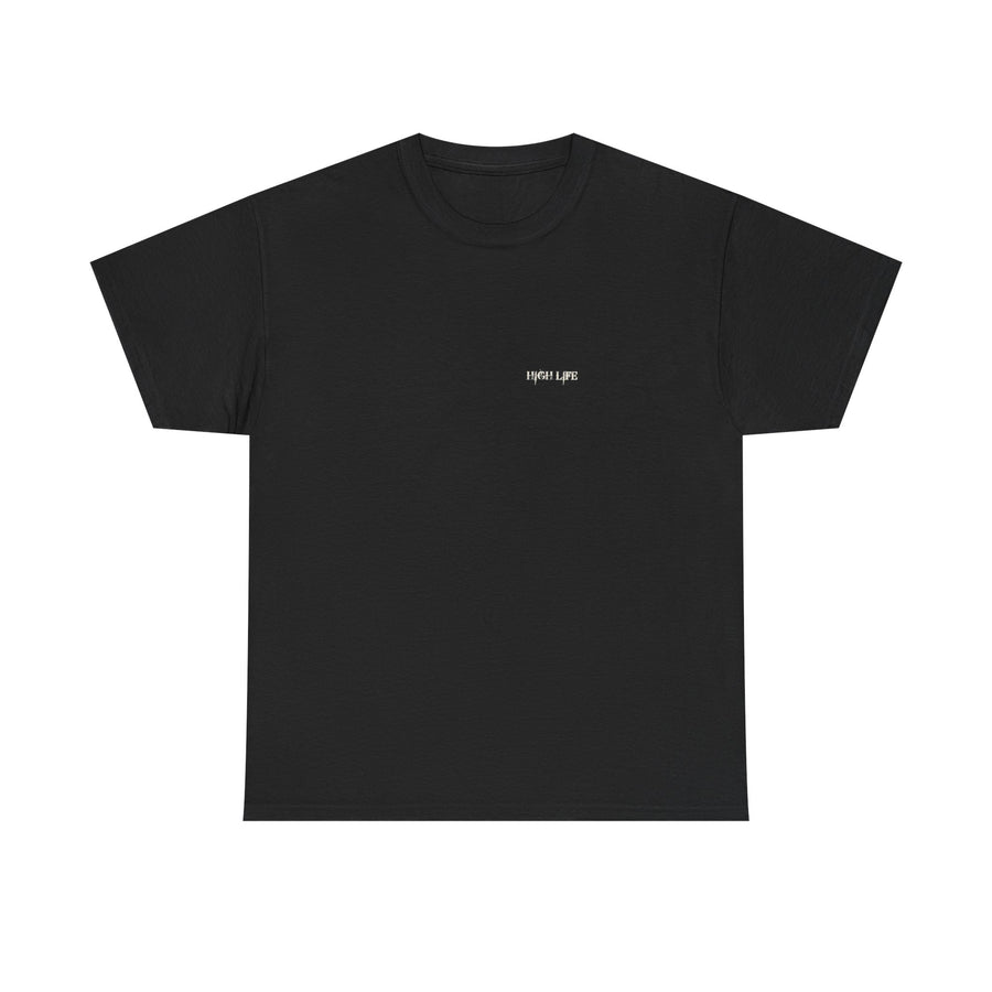 High Life · grunge × brujula — Tee Negra