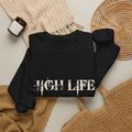 HIGH LIFE — Sudadera Distressed · Logo
