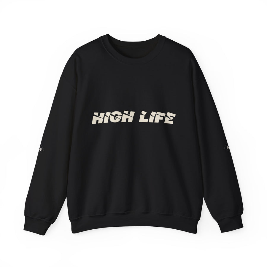 HIGH LIFE — Sudadera Old English · Logo