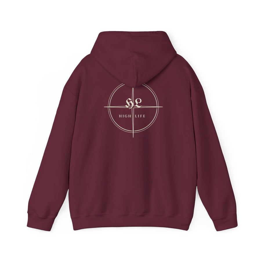 High Life · compas hl × brujula plata — Hoodie (Colores)