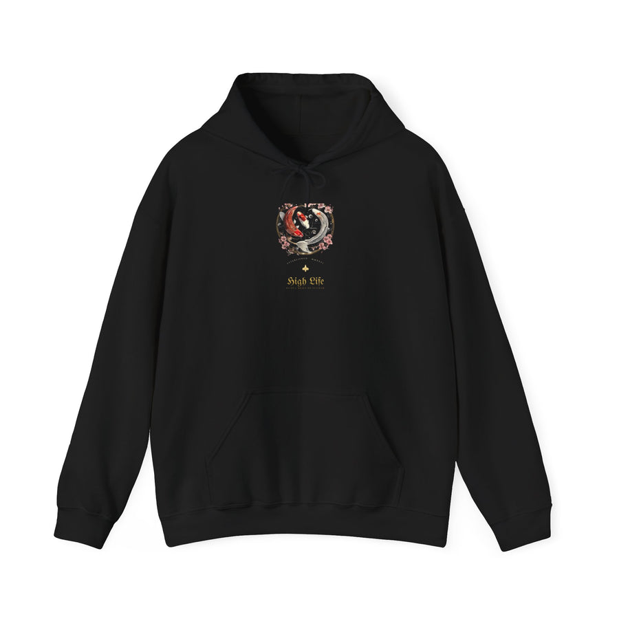 High Life · koi yinyang / Never Stop Fighting — Hoodie