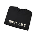 HIGH LIFE — Sudadera Script · Vertical · Logo