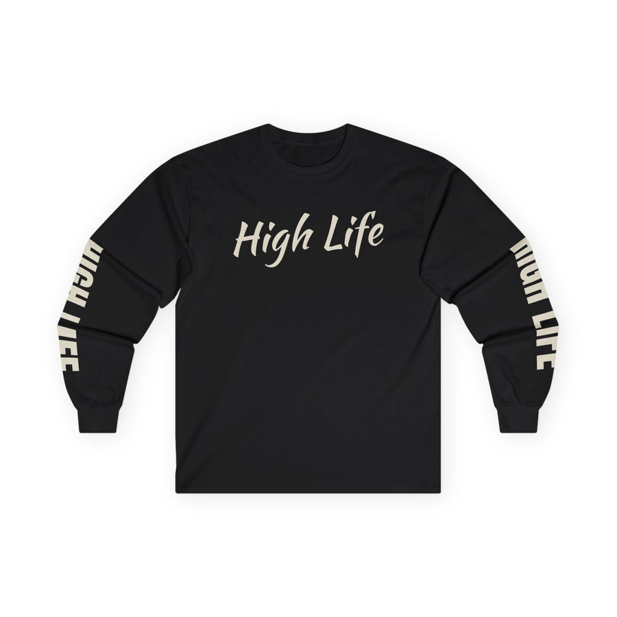 HIGH LIFE — Manga Larga Script · HIGH LIFE Vertical