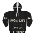 HIGH LIFE — Hoodie All-Over Scatter · Logo
