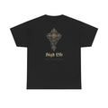 High Life · graffiti × cruz filigrana — Tee Negra