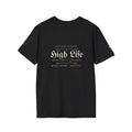 HIGH LIFE — Camiseta Gótica · Manga Escudo