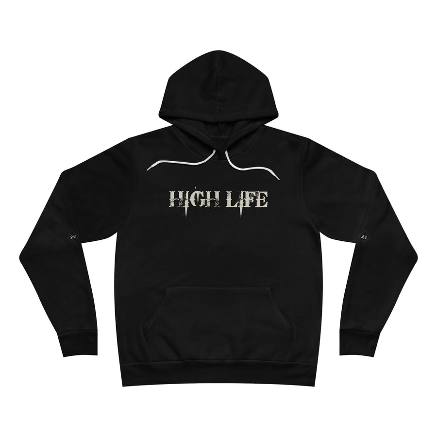 HIGH LIFE — Hoodie Cortada · Logo