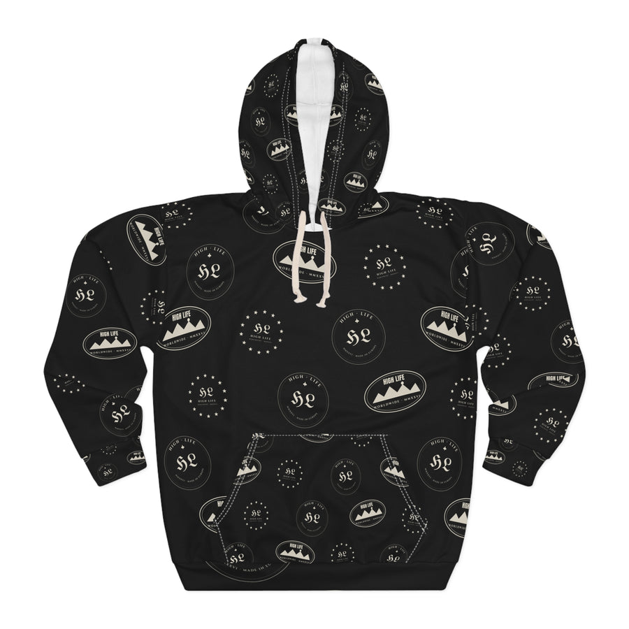 HIGH LIFE — Hoodie All-Over Scatter