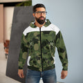 HIGH LIFE — Camo Zip Hoodie