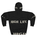 HIGH LIFE — Hoodie All-Over Scatter · Logo