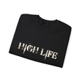 HIGH LIFE — Sudadera Distressed · Logo