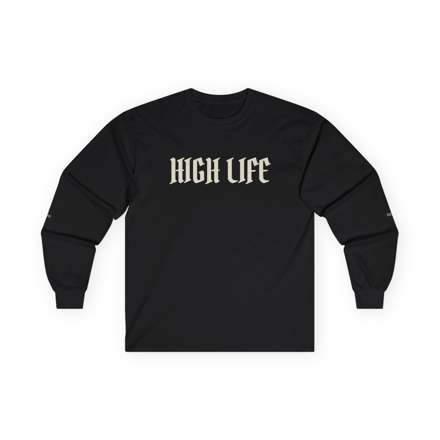 HIGH LIFE — Manga Larga Óvalo · Logo