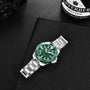 Green / Leather
