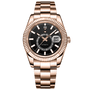 Rose Gold Black / Oyster